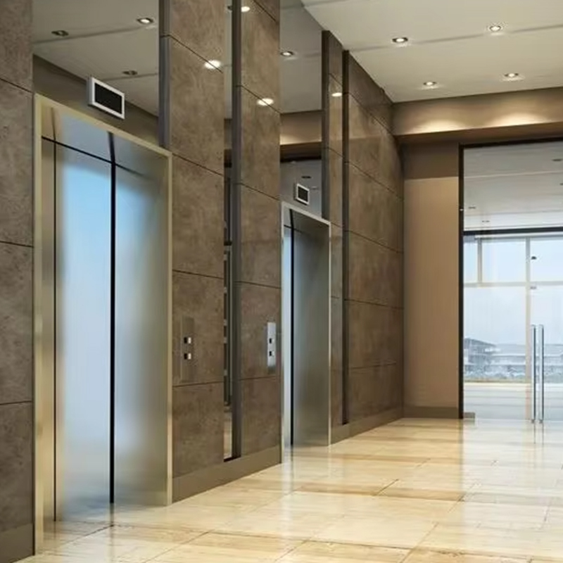VTEP118 Elevadores Advanced matkustajahissit Gearless AC PVC ruostumaton teräsrakenne ISO90001 Sertifioitu älykkäät ominaisuudet paranevat