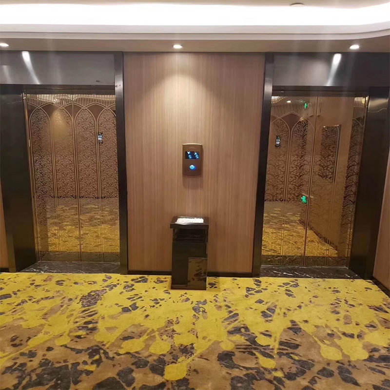 VTEP118 Elevadores Advanced matkustajahissit Gearless AC PVC ruostumaton teräsrakenne ISO90001 Sertifioitu älykkäät ominaisuudet paranevat