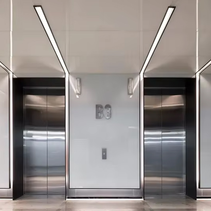 VTEP118 Elevadores Advanced matkustajahissit Gearless AC PVC ruostumaton teräsrakenne ISO90001 Sertifioitu älykkäät ominaisuudet paranevat