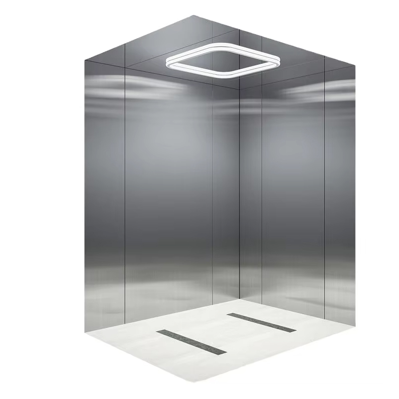 VTEP119 Ascensores matkustajahissit Gearless AC monikerroksisiin rakennuksiin ISO9001-sertifioitu ruostumaton teräs Helppo asennus
