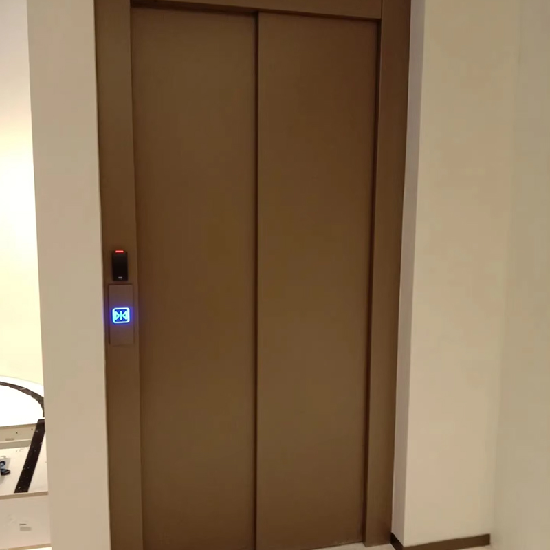 VTEP121 Hot Selling NV malli 6-8 henkilöä 630kg Vaihteeton AC Moderni Hissirakennus Matkustajahissi ruostumattomasta teräksestä PVC-lattialla