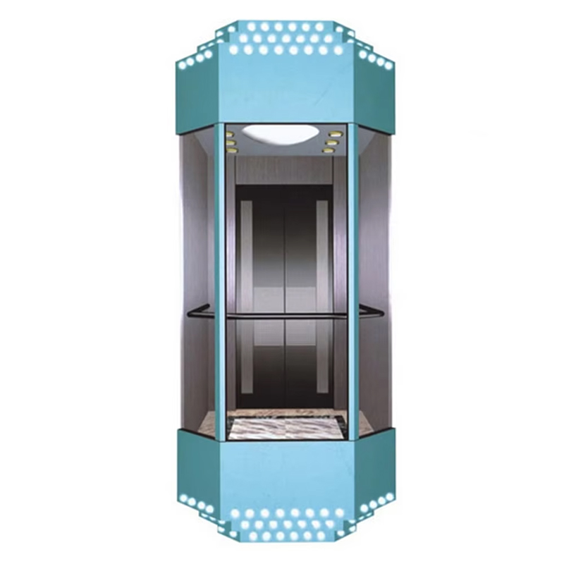 VTEO103 Ascensores Luxury Observation Hissi panoraamalasisuunnittelulla liikerakennuksiin